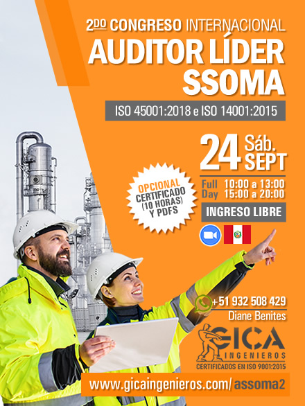 AUDITOR LÍDER SSOMA ISO 45001:2018 E ISO 14001:2015