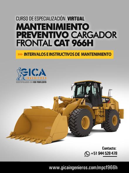 MANTENIMIENTO PREVENTIVO DEL CARGADOR FRONTAL CAT 966H