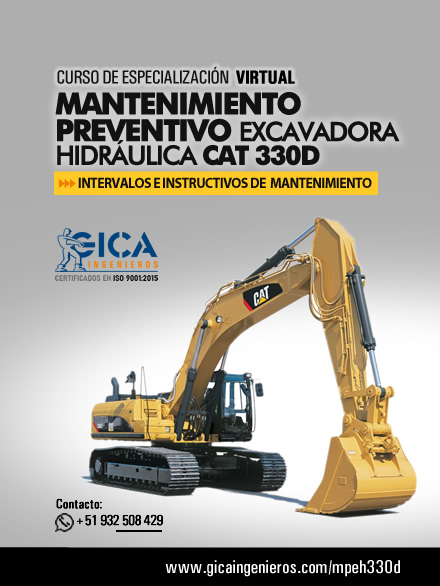 MANTENIMIENTO PREVENTIVO DE LA EXCAVADORA HIDRÁULICA CAT 330D